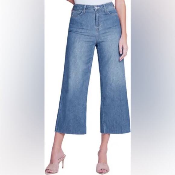 L’Agence Danica High Rise Wide Leg Crop Jean Size 27 - Picture 1 of 6
